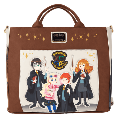 Hogwarts Friends Convertible Backpack & Tote Bag by Loungefly