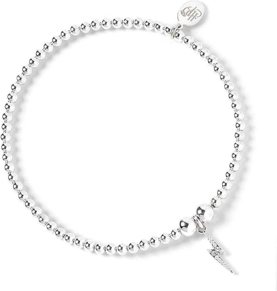 Sterling Silver Bracelet with Lightning Bolt charm