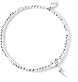 Sterling Silver Bracelet with Lightning Bolt charm