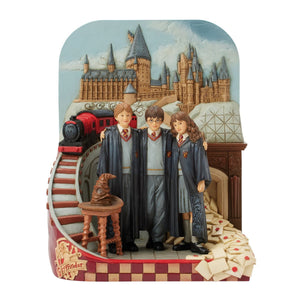 Harry Potter Trio Castle Scene Figurine