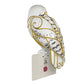 Back view of Hedwig with Letter Christmas Ornament