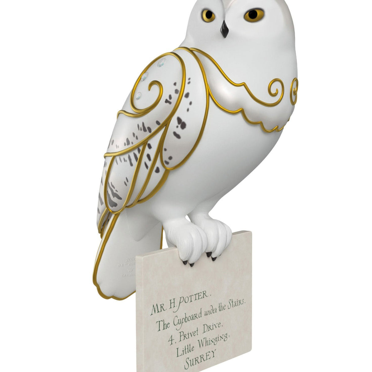 Additional view 2 of Hedwig with Letter Christmas Ornament