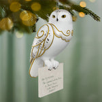 Lifestyle image of Hedwig with Letter Christmas Ornament