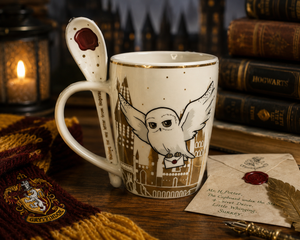 Hedwig Latte Mug & Spoon Set