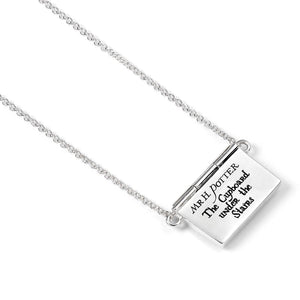 Hogwarts Acceptance Letter Opening Envelope Necklace - Sterling Silver