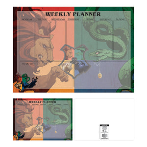 Hogwarts Houses Weekly Planner