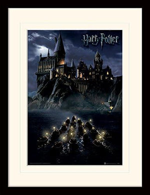 Hogwarts School - Mounted and Framed Print 30 x 40 cm