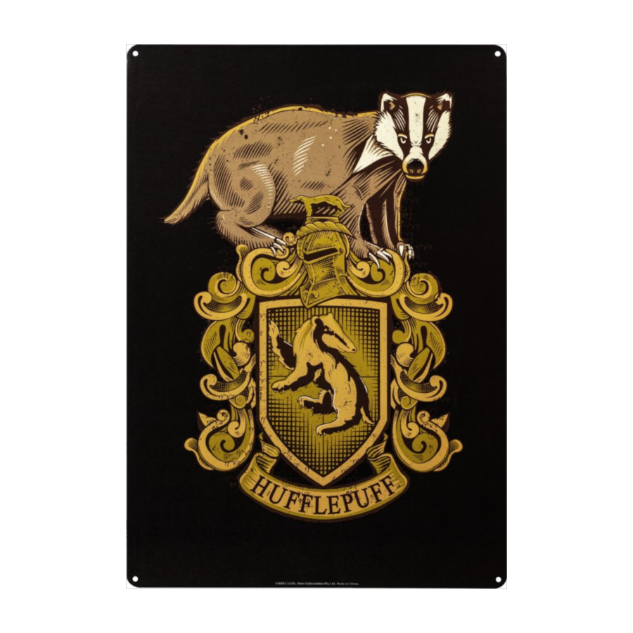 Hufflepuff A3 Tin Sign