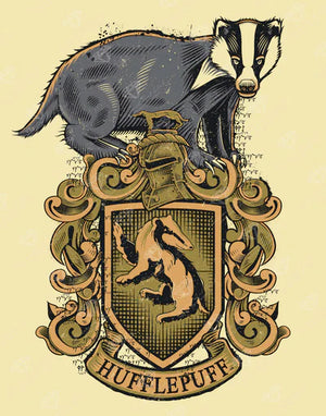 Hufflepuff Badger Canvas