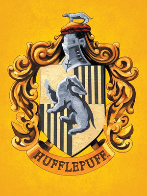 Hufflepuff Crest Canvas