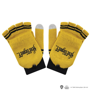 Hufflepuff Fingerless Mitten Gloves