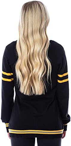 Hufflepuff House Open Front Knit Sweater