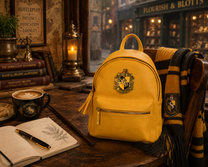 Hufflepuff Pebbled Leather Mini Backpack
