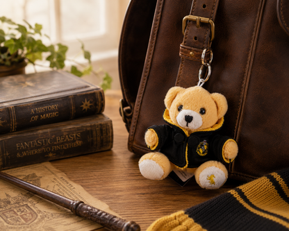 Hufflepuff Teddy Bear Keyring