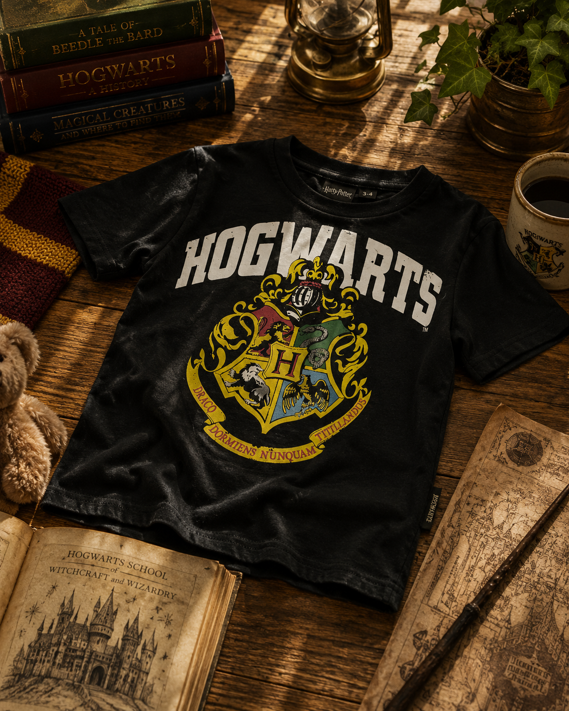 Kids Hogwarts Crest T-Shirt