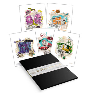 Lithograph Set Iconic Locations (Art Prints)