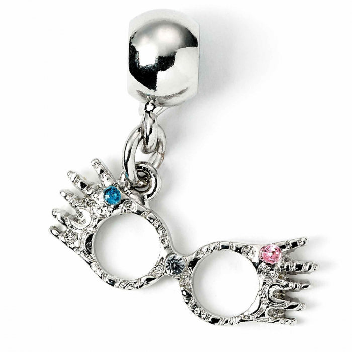 Silver Luna Lovegood Glasses Slider Charm