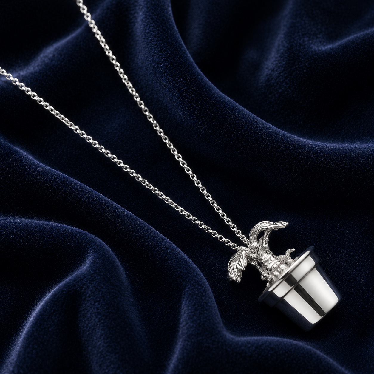 Mandrake Necklace - Sterling Silver