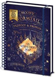 Marauders Map A4 notebook