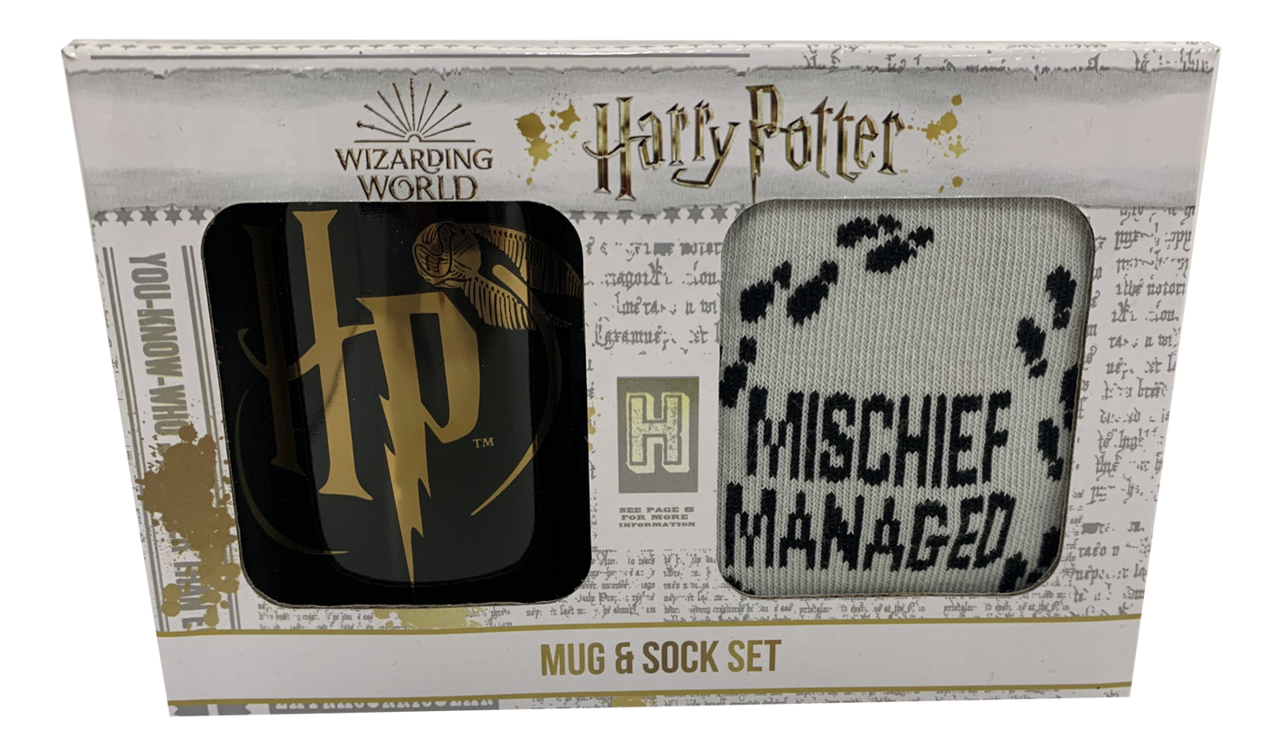 Mischief Managed Sock and Mug Set