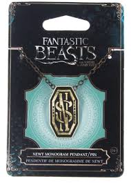 Newt's Monogram Necklace/Pin