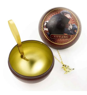 Niffler Christmas Tin Bauble with Necklace Gift Set