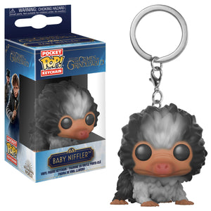 Niffler Pocket Funko Pop Keychain (Black & White)
