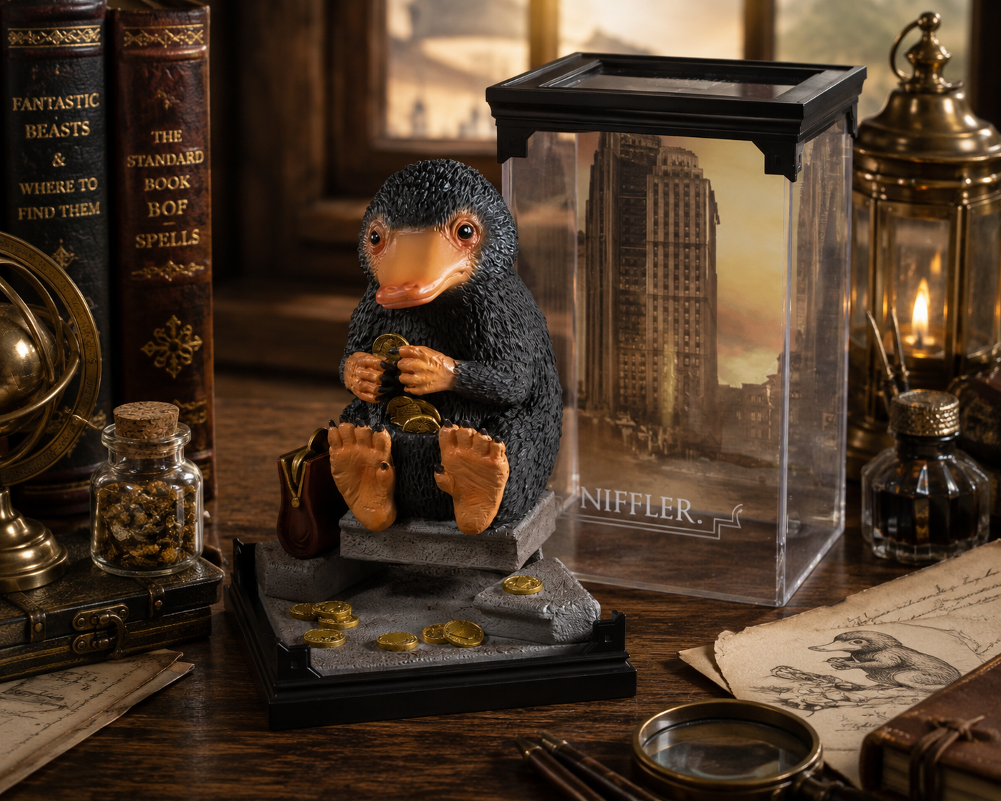 Niffler Magical Creature Diorama