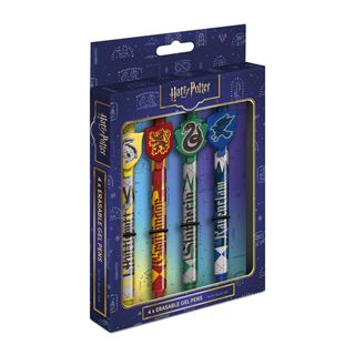 House Crest Erasable Gel Pen 4 pack