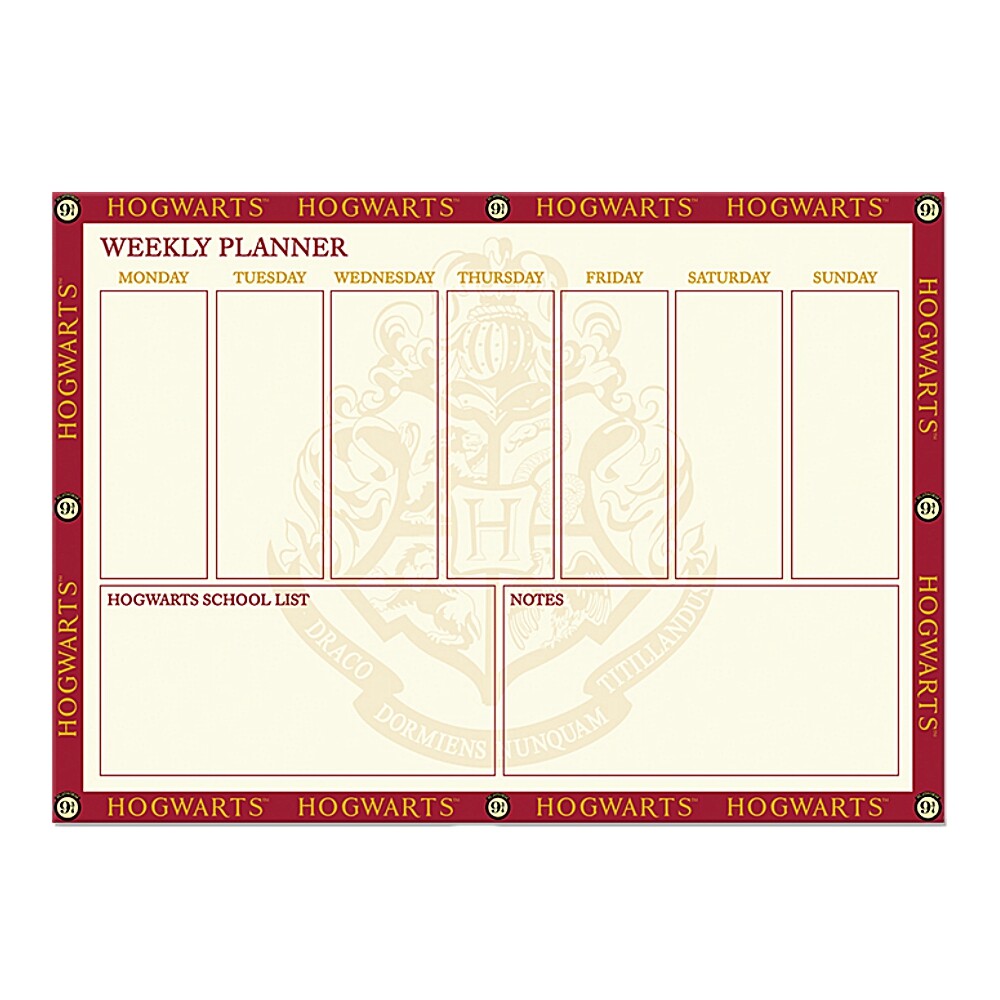 Platform 9 3/4 Weekly Planner