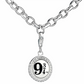 Platform 9 3/4 Clip Charm - Sterling Silver Embellished with Crystals
