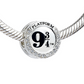 Platform 9 3/4 Spacer Bead -  Sterling Silver Embellished with Crystal