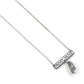 Privet Drive with Snowy Owl Necklace - Sterling Silver with Enamel