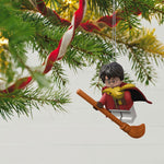 Lifestyle image of Quidditch LEGO Harry Potter Christmas Ornament