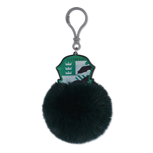 Slytherin Pom Pom Keychain