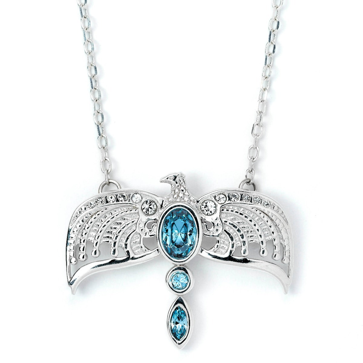 Ravenclaw Diadem Necklace - Sterling Silver with Crystals