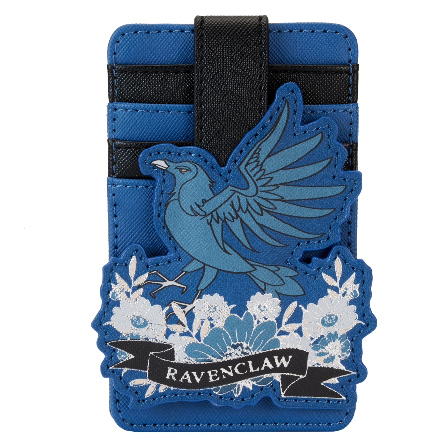 Ravenclaw House Floral Cardholder
