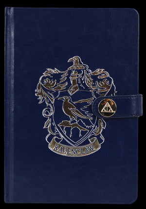 Ravenclaw Notebook with Deathly Hallows Clasp