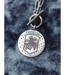 Ravenclaw Circle Pendant Sterling Silver Necklace