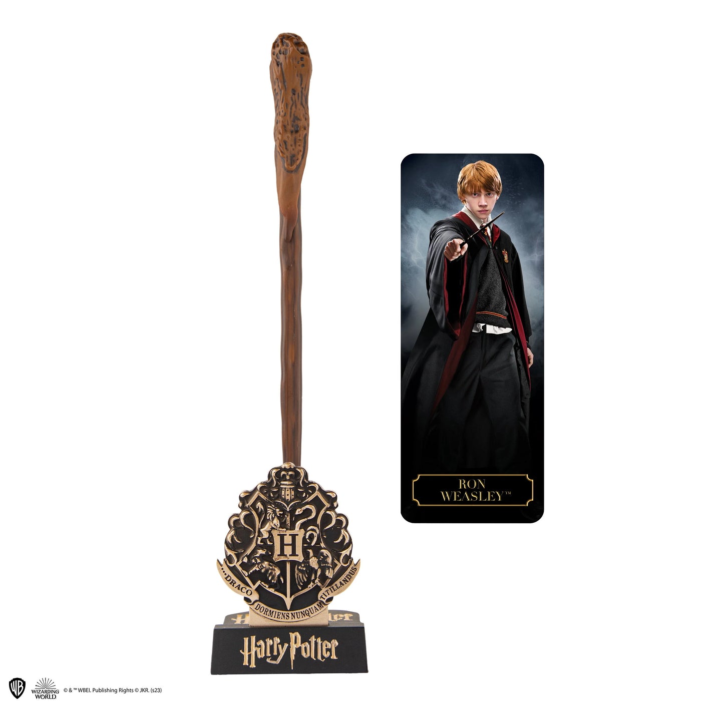Ron Weasley Wand Pen and Wand Stand with Bookmark