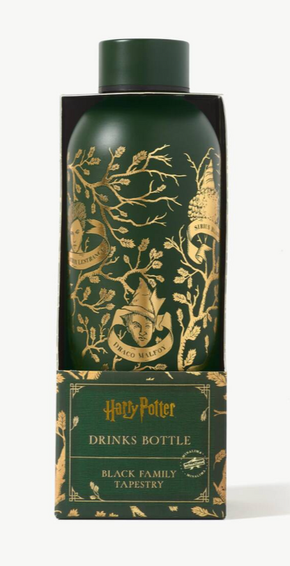 Black Family Tapestry Drinks Bottle