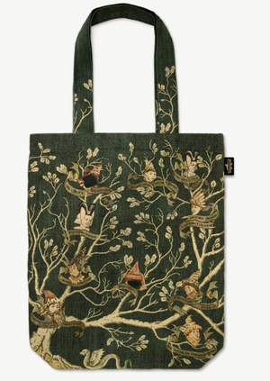 Black Family Tree Tapestry Tote Bag