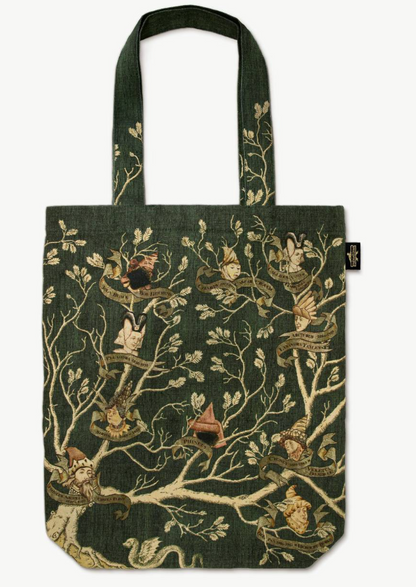 Black Family Tree Tapestry Tote Bag
