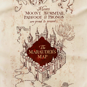Marauder's Map Tea Towel