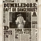 Dumbledore Daft or Dangerous? Tea Towel