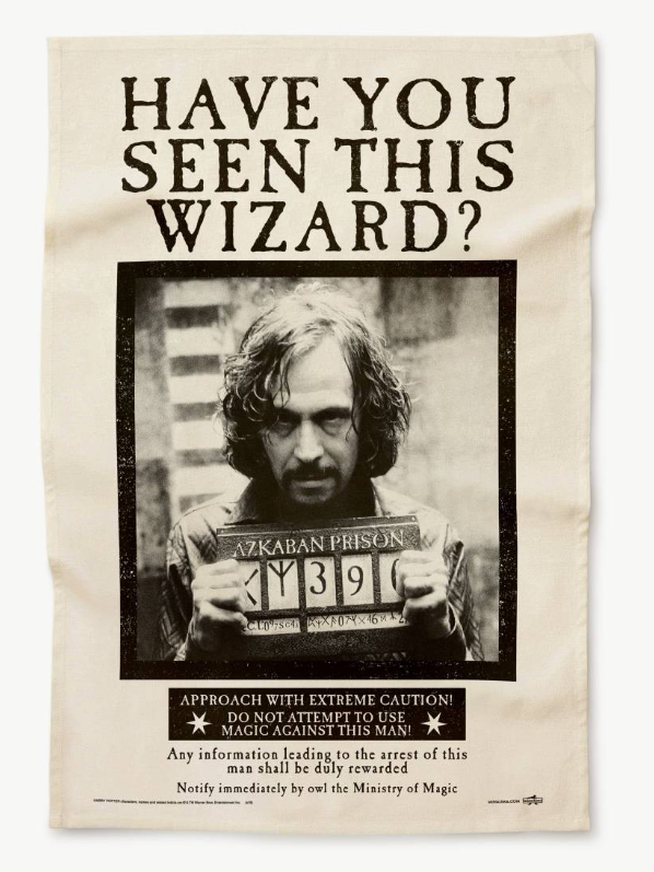 Have You Seen This Wizard? Tea Towel