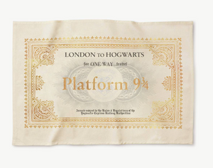 Hogwarts Express Ticket Tea Towel