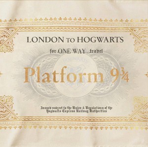 Hogwarts Express Ticket Tea Towel