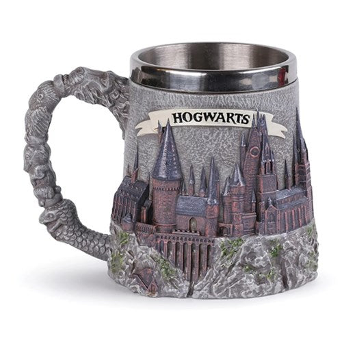 Sculpted Hogwarts Mug