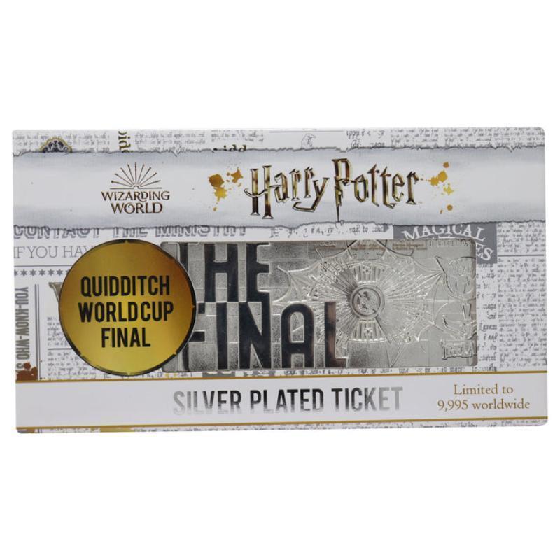 Silver Plated Ticket - Quidditch Word Cup